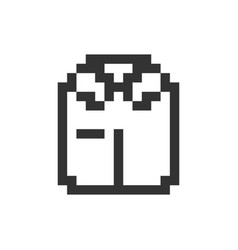 Folded Shirt Pixelated Ui Icon