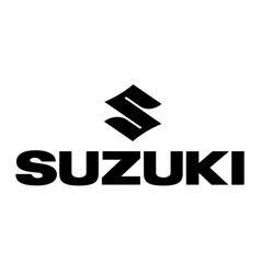 Suzuki Logo Brand Car Symbol With Name Black