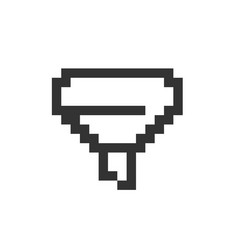 Funnel Pixelated Ui Icon