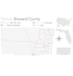 Map Broward County In Florida