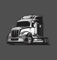 Big Rig Modern Truck Grey