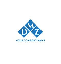 Dmz Letter Logo Design On White Background