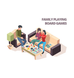 Family Playing Board Game Cards Monopoly Chess