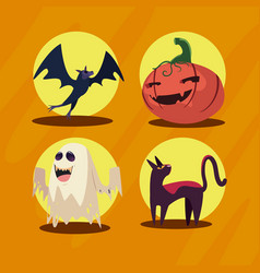 Flat Halloween Items