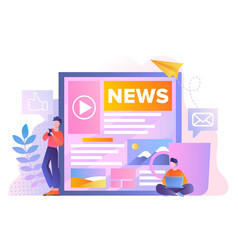 Online News Concept