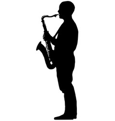 Man Playing Saxophone