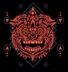 Graphic Balinese Barong