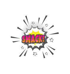 Smack Star Explosion Comic Pop Art