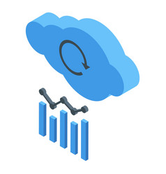 Data Cloud Isometric Business