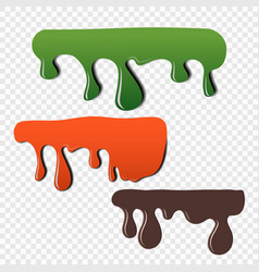 Fluidity Of Paint Color Dripping