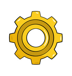 Gold Cogwheel