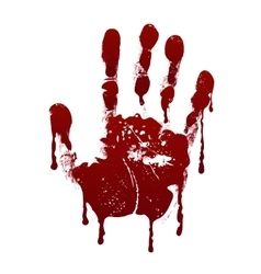 Bloody Handprint Horror Dirty Scary Blood