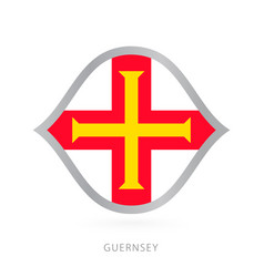 Guernsey National Team Flag In Style