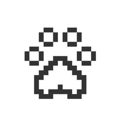 Pet Paw Pixelated Ui Icon