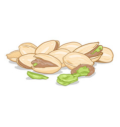 Cartoon Pile Pistachios