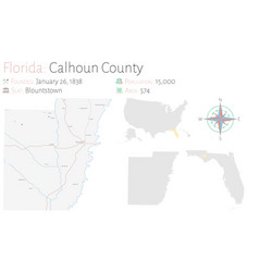 Map Calhoun County In Florida