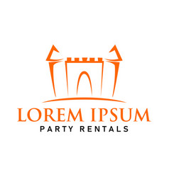 Party Rental Tent Event Logo Design