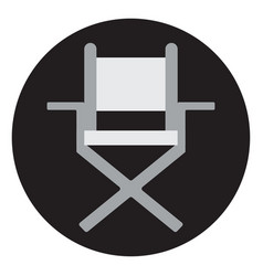 Movie Chair On A White Background