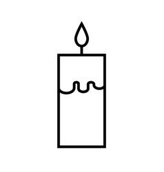 Simple Candle Icon Or Candlelight