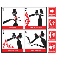 Fire Prevention Signboard Royalty Free Vector Image