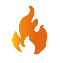 Fire Icon With Gradient