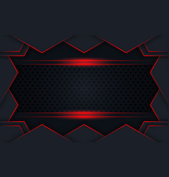 Futuristic Red And Black Background Design