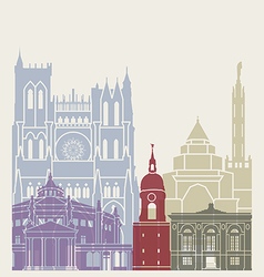 Amiens Skyline Poster