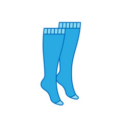 Knee High Socks Icon Design Template