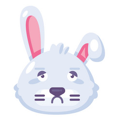 Rabbit Melancholy And Boring Emotion Emoji