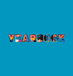 Yearbook Concept Word Art