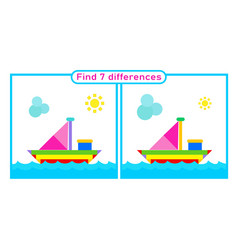 Find 7 Differences Logic Puzzle Game