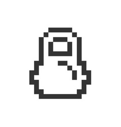 Kettlebell Pixelated Ui Icon