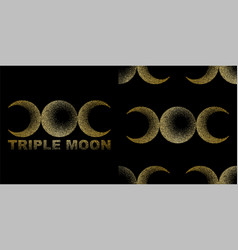 Triple Moon Magic And Astrology T-shirt Print