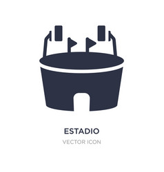 Estadio Icon On White Background Simple Element