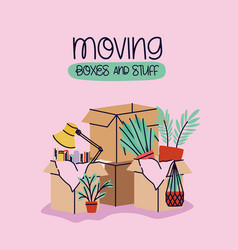 Moving Boxes Card