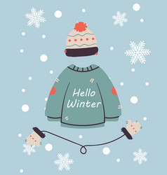 Hello Winter Text Winter