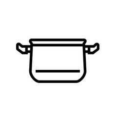 Stove Pot Cooking Line Icon