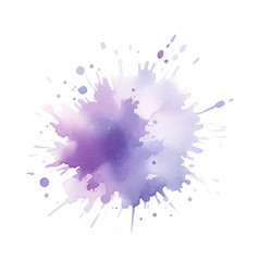 Violet Lilac Pastel Colors Watercolor Splash