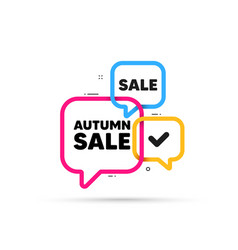 Autumn Sale Tag Special Offer Price Sign Ribbon