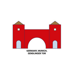 Germany Munich Sendlinger Tor Travel Landmark