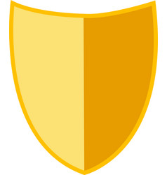 Shields Yellow Color Icon Security Shield