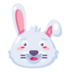 Rabbit Happy Expression Funny Comic Emoji