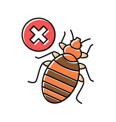 Bed Bug Treatment Color Icon