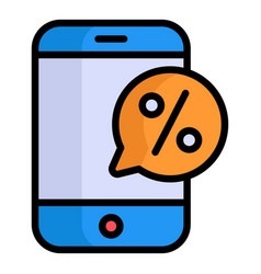 Mobile Discount Color Outline Icon Shopping And