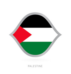 Palestine National Team Flag In Style