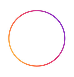 Instagram Gradient Circle Frame For Profile