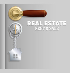 Real Estate Rent And Sale Concept For Poster