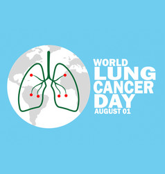 World Lung Cancer Day Template Design