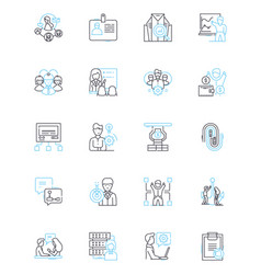 Creative Flair Linear Icons Set Innovate