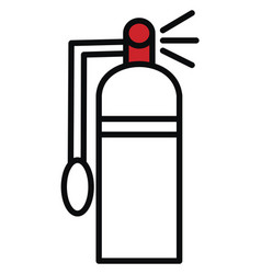 Fire Extinguisher On A White Background